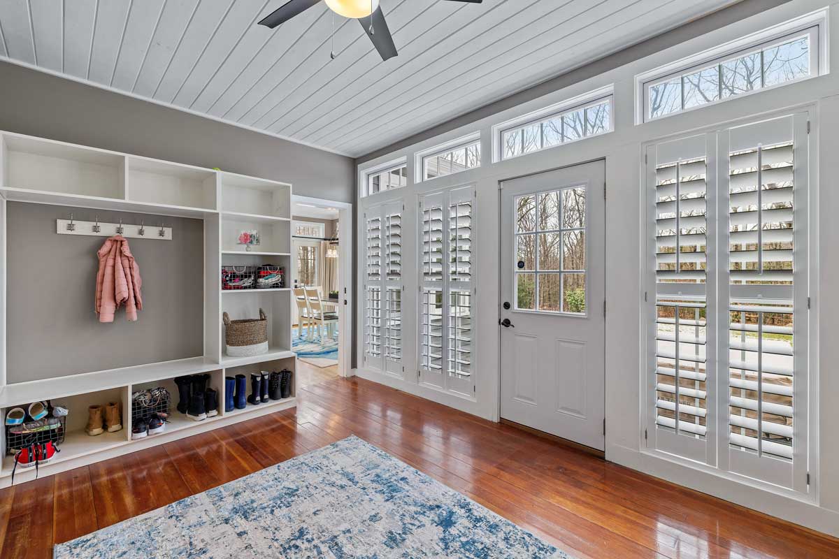 Organized home entry